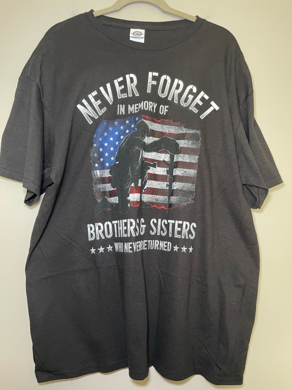 Never Forget Memorial Graphic Tee - Black